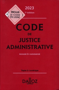 Zéhina Ait-El-Kadi et Jacques-Henri Stahl - Code de justice administrative - Annoté & commenté.