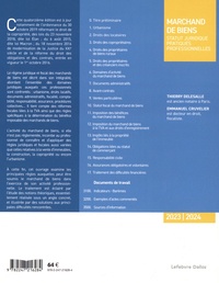 Marchand de biens. Statut juridique, pratiques professionnelles  Edition 2023-2024