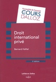 Bernard Haftel - Droit international privé.