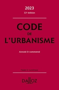 Marie-Christine Mehl-Schouder et Rémi Grand - Code de l'urbanisme - Annoté & commenté.