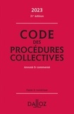 Alain Lienhard et Pascal Pisoni - Code des procédures collectives - Annoté & commenté.
