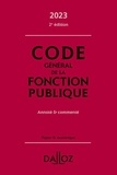 Fabienne Lambolez et Jérôme Michel - Code général de la fonction publique - Annoté & commenté.