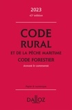 Isabelle Couturier - Code rural et de la pêche maritime. Code forestier - Annoté & commenté.