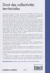 Droit des collectivités territoriales 7e édition