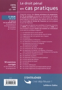 Le droit pénal en cas pratiques. 50 exercices corrigés sur les notions clés du programme 6e édition