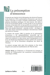 La présomption d'innocence 2e édition