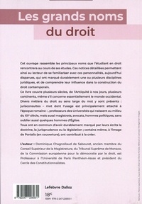 Les grands noms du droit