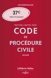 Pierre Callé et Laurent Dargent - Code de procédure civile annoté - Edition limitée.