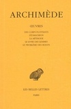  Archimède - Des corps flottants ; Stomachion ; La méthode ; Le livre des Lemmes ; Le problème des boeufs.