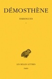  Démosthène et M. Croiset - Harangues tome 1.
