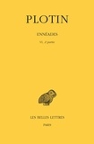  Plotin - Ennéades - Tome 6, 2e partie.