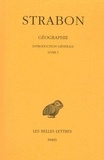  Strabon - Géographie - Tome 1 Livre I, 1re partie, Introduction générale, livre 1.