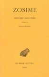  Zosime - Histoire nouvelle - Tome 3, 2e partie, Livre VI, Index général.