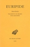  Euripide - Tragédies - Tome 8, 4e partie, Fragments de drames non identifiés.