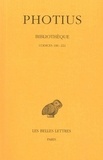 Photius - Bibliothèque - Tome 3, Codices 186-222.