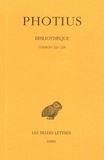  Photius - Bibliothèque - Tome IV, Codices 223-229.