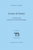 Pascale Fleury - Lectures de Fronton - Un rhéteur latin à l'époque de la Seconde Sophistique.