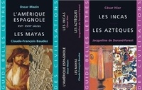 César Itier et Jacqueline de Durand-Forest - Les Incas ; Les Aztèques ; L'Amérique espagnole ; Les Mayas - Coffret en 4 volumes.