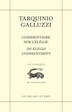 Tarquinio Galluzzi - Commentaire sur l'élégie - De elegia commentarivs.
