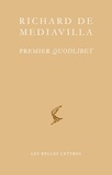  Richard de Mediavilla - Premier quodlibet.