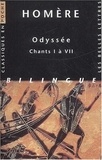  Homère - Odyssée - Chants I à VII, édition bilingue français-grec.