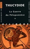  Thucydide - La Guerre du Péloponnèse - Tome 2, Livres III, IV, V, édition bilingue français-grec.
