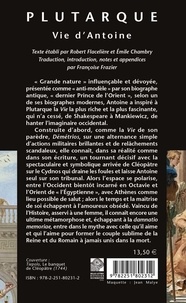 Vie d'Antoine. Edition bilingue français-grec ancien