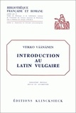  Anonyme - Introduction au latin vulgaire.