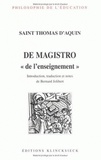  Thomas d'Aquin - De magistro.