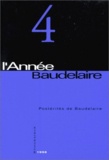  Klincksieck - L'année Baudelaire N° 4 : Postérités de Baudelaire.