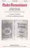 Jean-Marie Valentin - Etudes Germaniques N° 238, 2/2005 : Goethe et l'Orient - Le Divan occidental-oriental.