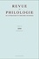  Klincksieck - Revue de philologie, de littérature et d'histoire anciennes N° 82 fascicule 1/2010 : .