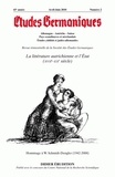 Jean-Marie Valentin - Etudes Germaniques N° 258, 2/2010 : La littérature autrichienne et l'Etat (XVIIe - XXe siècles).