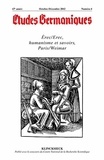  Klincksieck - Etudes Germaniques N° 268, 4/2012 : Erec/Erec, humanisme et savoirs, Paris/Weimar.