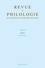  Klincksieck - Revue de philologie, de littérature et d'histoire anciennes N° 90 1/2018 : .