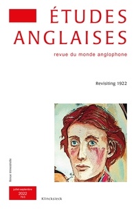  Klincksieck - Etudes anglaises N° 3/2022 : Revisiting 1922.