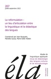  Klincksieck - Etudes de Linguistique Appliquée N° 207, juillet-septembre 2022 : La reformulation : un lieu d’articulation entre la linguistique et la didactique des langues.