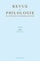  Klincksieck - Revue de philologie, de littérature et d'histoire anciennes N° 96 fascicule 1 : .