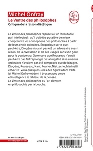 Le ventre des philosophes. Critique de la raison diététique