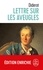 Denis Diderot et Catherine Bouttier-Couqueberg - Lettre sur les aveugles.