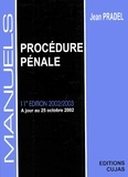 Jean Pradel - Manuel de procédure pénale..