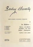 Jacques Petit - Barbey d'Aurevilly - Tome 5, Les maîtres ; Lettres de Barbey à des amies.