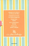  Madame de Lafayette et Pierre-Ambroise-François Choderlos de Laclos - La Petite Bibliothèque Coffret 5 volumes : La Princesse de Clèves ; Les Liaisons dangereuses ; Indiana ; Bel-Ami ; Pêcheur d'Islande.