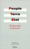 Isaïe Leibowitz - Peuple, terre, état.