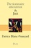 Patrice Blanc-Francard - Dictionnaire amoureux du jazz.