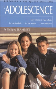 Philippe Jeammet - Reponses A 100 Questions Sur L'Adolescence.