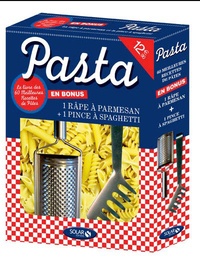  Solar - Pasta - Les 60 meilleures recettes de pâtes + la râpe à parmesan et la pince à spaghetti.