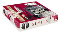 Motoko Okuno - Sushis faits maison - Coffret Livre + natte + couteau + moules.
