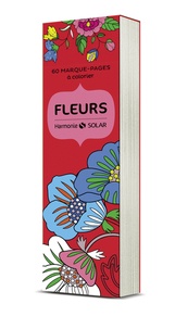 Virginie Guyard - Fleurs - 60 marque-pages à colorier.