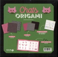 Coffret origami chats. Avec 100 feuillets, 2 formats, 1 livre avec modèles et 100 stickers